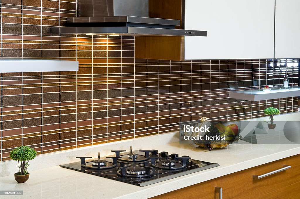 Moderne Küche - Lizenzfrei Glänzend Stock-Foto