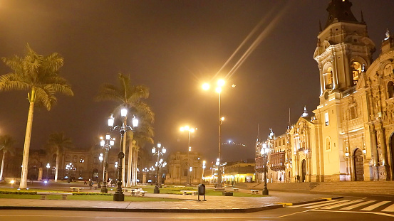 The Main Square of Lima is one of the most important touristic destinations, located in the center of Lima.