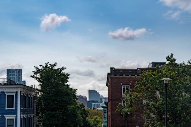Boston public library and museum on Bunker Hill.