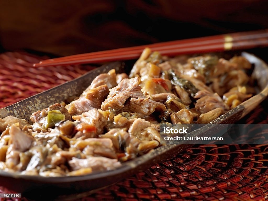 중국어, 돼지고기 Bellies, 야채면 - 로열티 프리 0명 스톡 사진