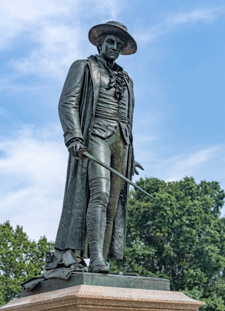 istock Colonel William Prescott memorial statue on Bunker Hill. 1824148111