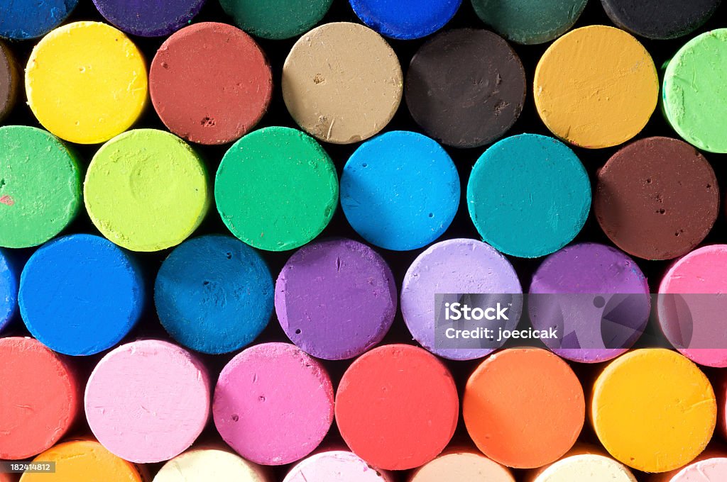 Pastel Macro - Foto de stock de Equipo de arte y artesanía libre de derechos