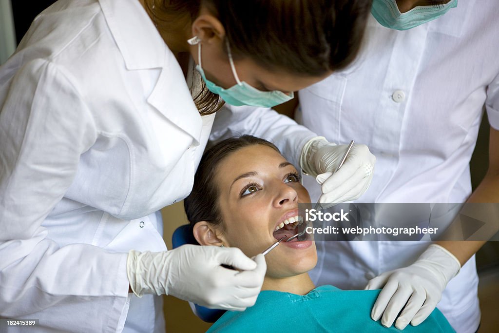 No Dentista - Royalty-free Aberto Foto de stock