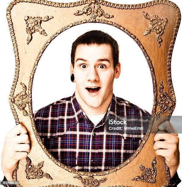 Portrait Using A Frame Portrait In A Frame Stock Photo - Download Image Now - 20-29 Years ...