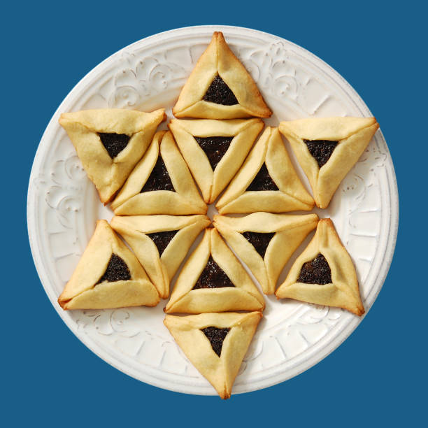 Hamentaschen Stella di Davide - foto stock