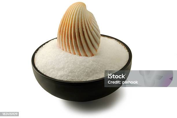 Sea Salt Stock Photo - Download Image Now - Animal Shell, Bowl, Clipping Path