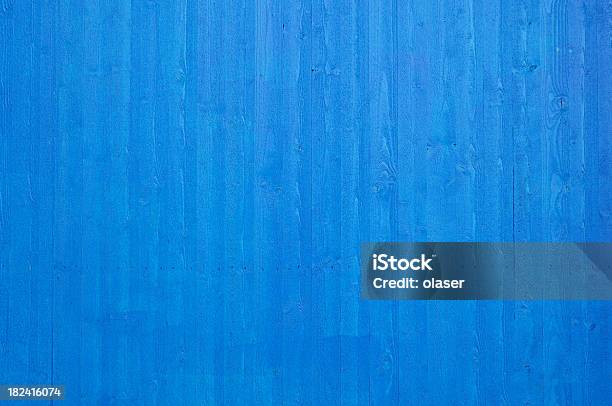 Frisches Sauberes Neu Bemalte Wand Blau Holz Plank Stockfoto und mehr Bilder von Blau