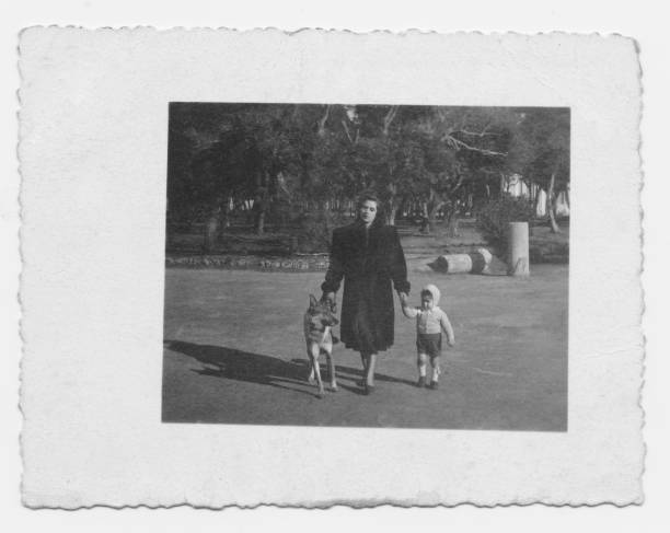 Mother and Son in a Public Park.