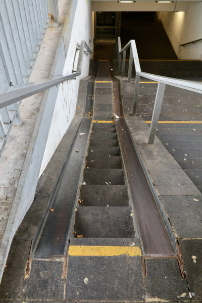 istock Handicapped Stairway in a Train Station 1824163634