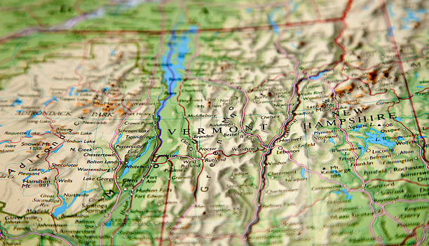 map of vermont area
