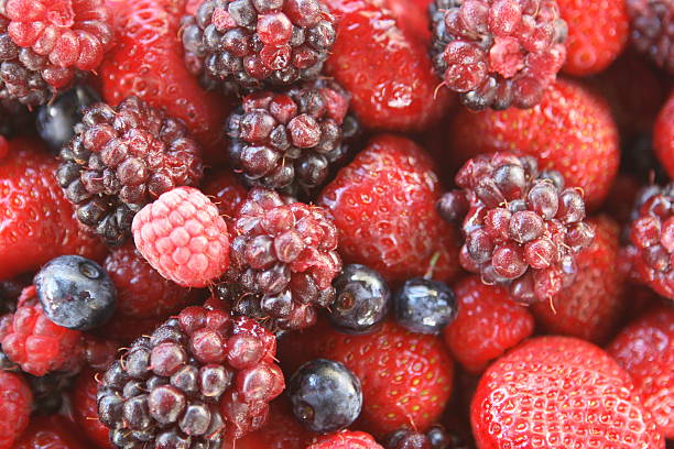 istock Background of Mixed Summer Berries 182417283