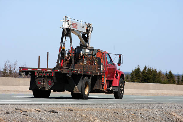 istock Mobile Boom Truck 182417360