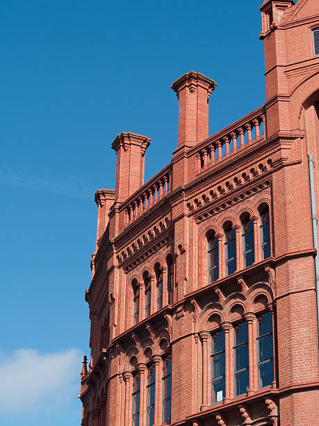 istock Ornate red brick building in Liverpool 182417367