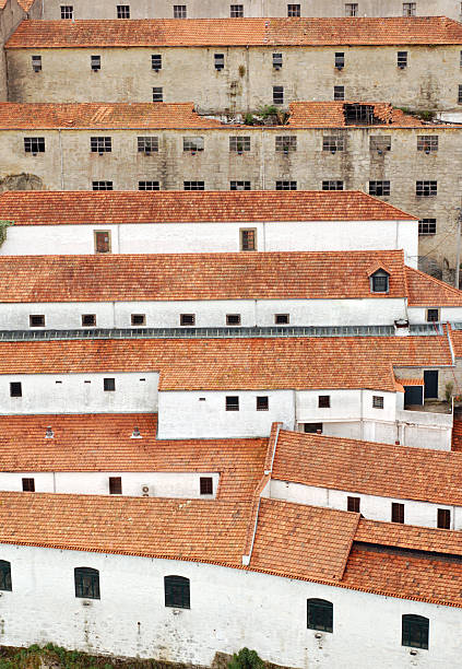 old warehouse buildings in Porto stock photo