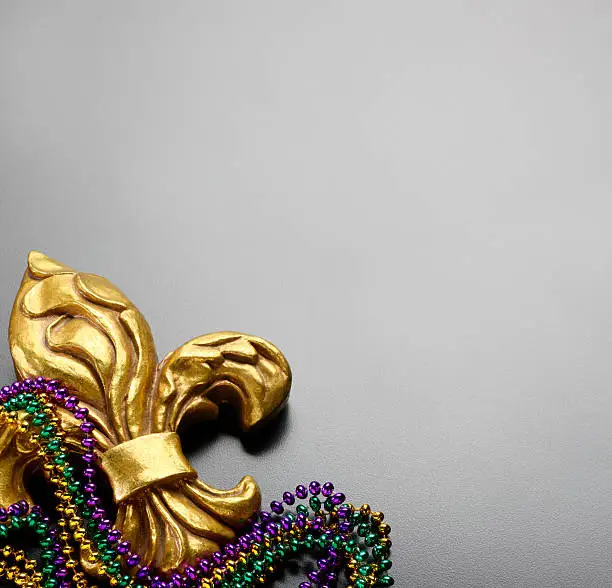 Photo of Fleur De Lys & Mardi Gras Beads