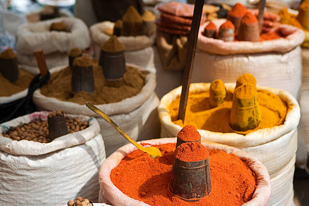 Spices, dried food and cereals, Nepal.http://bhphoto.pl/IS/nepal_380.jpg