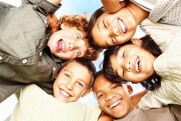 istock Happy kids representing youth and fun 182419503