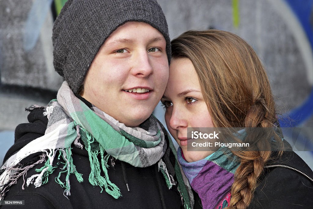 Joven feliz pareja danesa - Foto de stock de 16-17 años libre de derechos