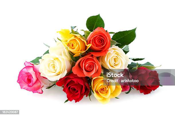 Bouquet De Rosa - Fotografias de stock e mais imagens de Rosa - Flor - Rosa - Flor, Molho - Arranjo, Bouquet