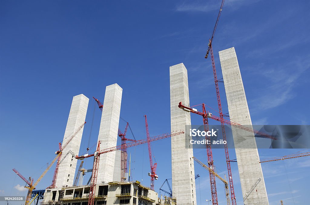 Centrale électrique en cours de construction moderne - Photo de Allemagne libre de droits