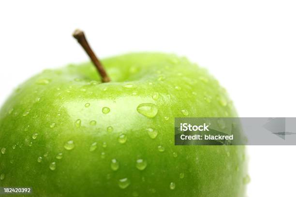 Fresh Green Apple Stock Photo - Download Image Now - Apple - Fruit, Beauty, Bright