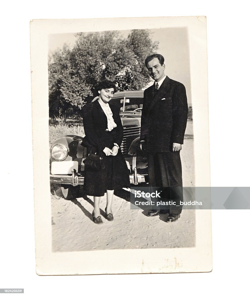 Старая пара Картина - Стоковые фото 1940 роялти-фри