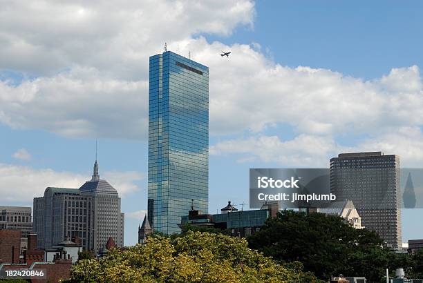 Foto de Cidade De Boston e mais fotos de stock de Boston - Massachusetts - Boston - Massachusetts, John Hancock Tower - Boston, Arranha-céu