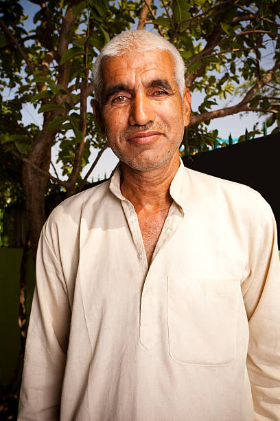 istock Cheerful Rural Indian Senior Man 182420903