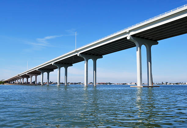istock Belleair Beach Causeway Concrete Overpass Elevated Bridge in Clearwater Florida 182421079