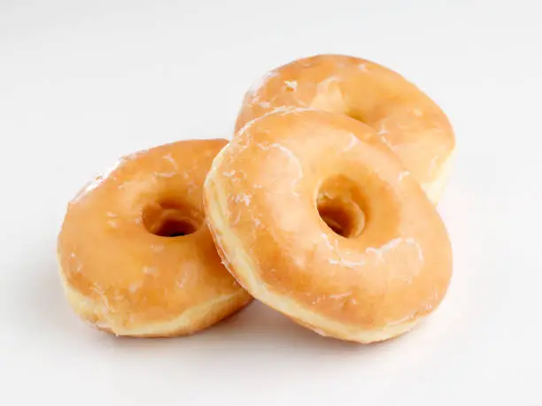 Glazed Doughnuts -Photographed on Hasselblad H1-22mb Camera