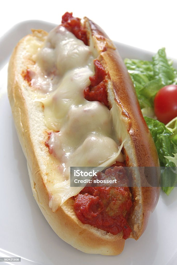 Polpette Sub - Foto stock royalty-free di Provolone