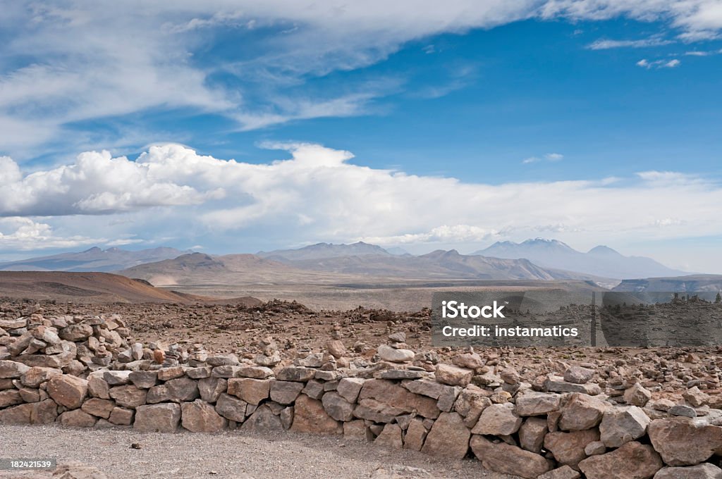 Patapampa pass in Peru - Lizenzfrei Abgeschiedenheit Stock-Foto