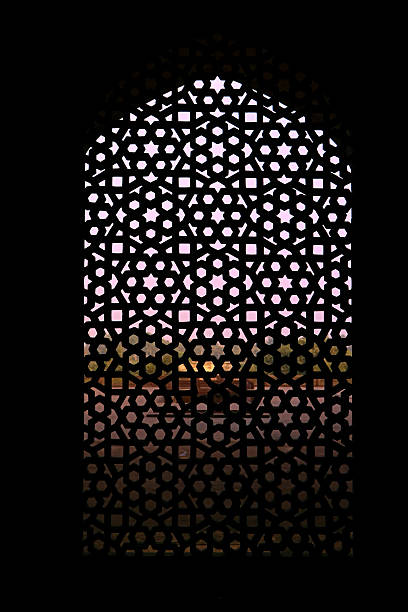 istock Marble screen window in Humayun's Tomb 182421819