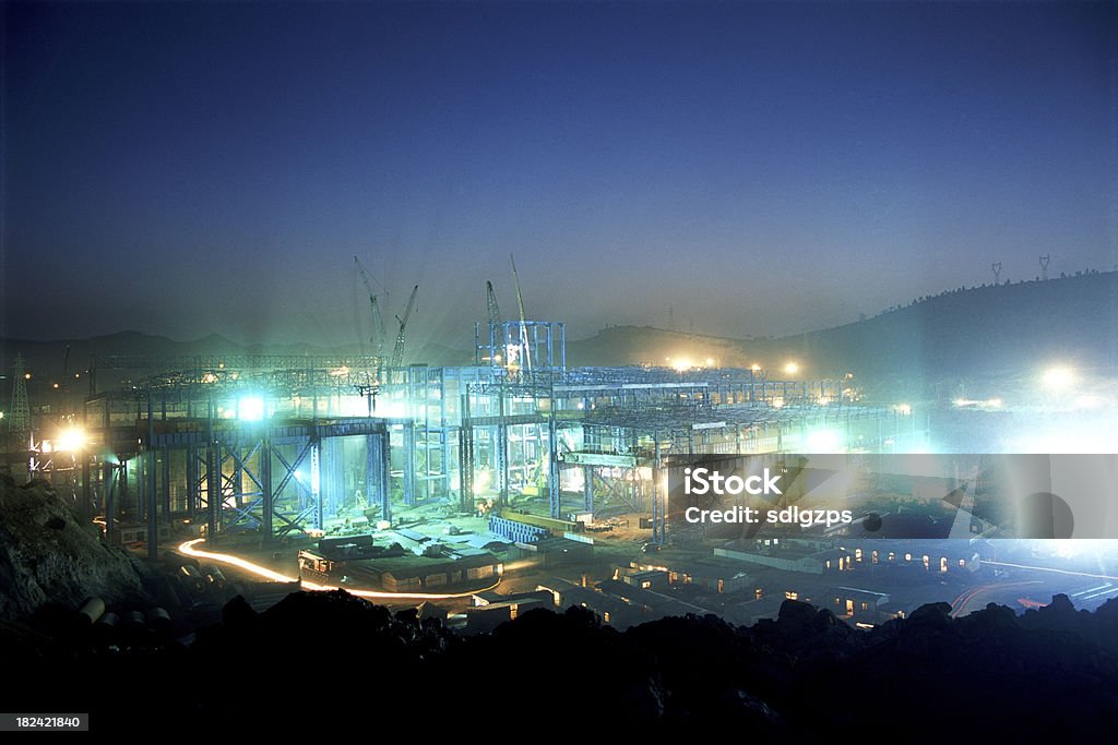 Training bei Nacht - Lizenzfrei Arbeiten Stock-Foto