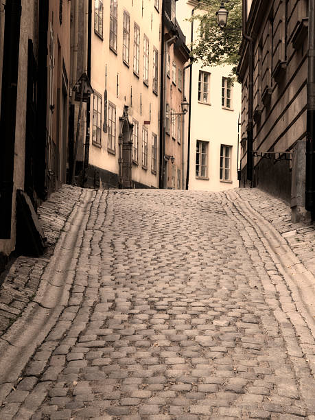 istock Old street in Stockholm 182421994