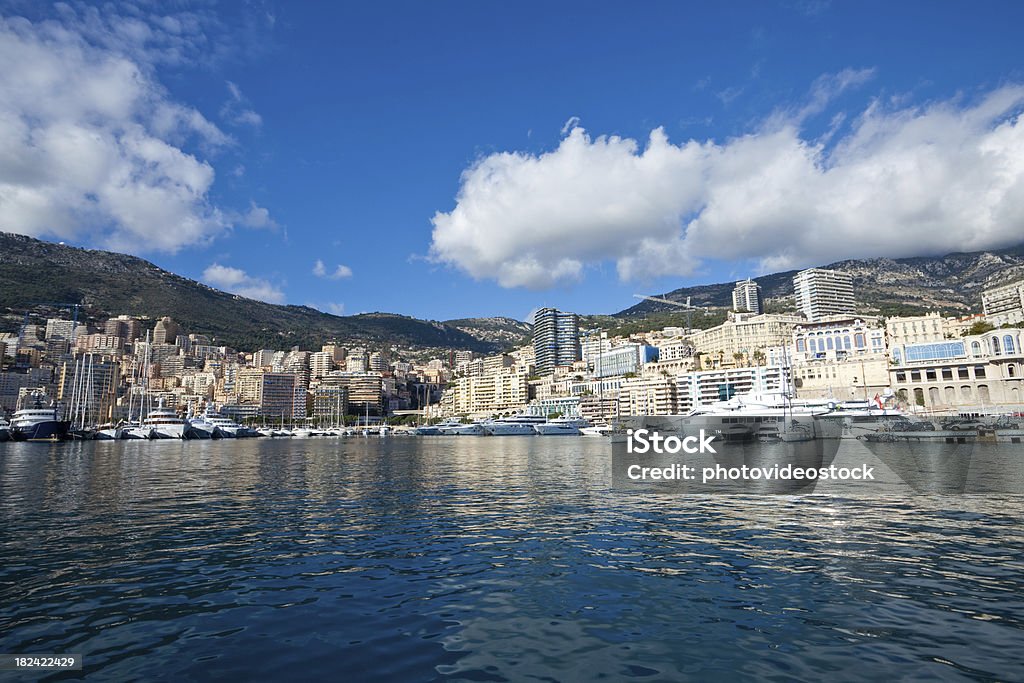 Principauté de Mónaco de Monte Carlo - Foto de stock de Agua libre de derechos