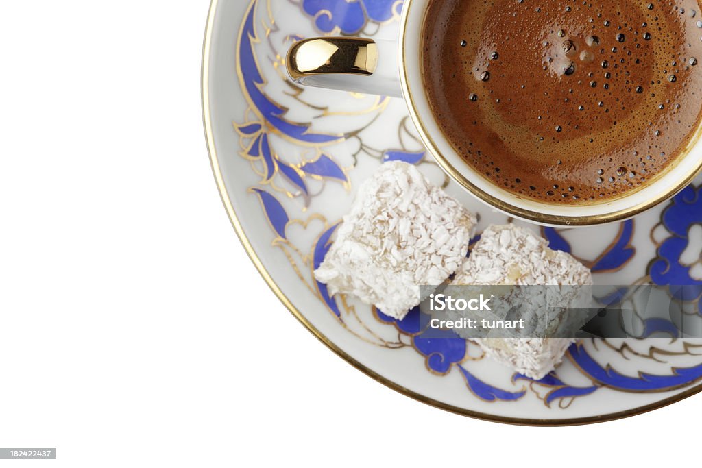 Caffè turco e deliziare - Foto stock royalty-free di Loukoum