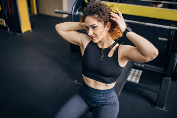 istock Young woman in gym 1824224553