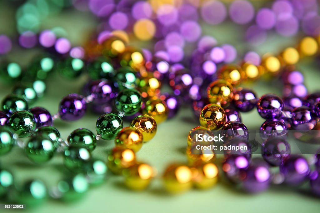 Mardi Gras Bright Colorful Beads Stock Photo - Download Image Now - Mardi  Gras, Bead, Party - Social Event - iStock
