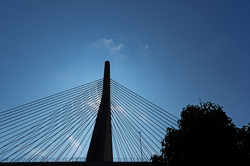 The Zakim Bridge in Boston, Massachusetts.