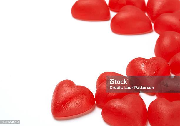 Valentinstag Herz Geformt Süßigkeiten Stockfoto und mehr Bilder von Ansicht aus erhöhter Perspektive - Ansicht aus erhöhter Perspektive, Ausgebleicht, Bunt - Farbton