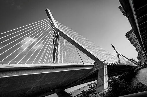 Crimean bridge. Transport passage through the Kerch Strait. The longest arch bridge in Europe