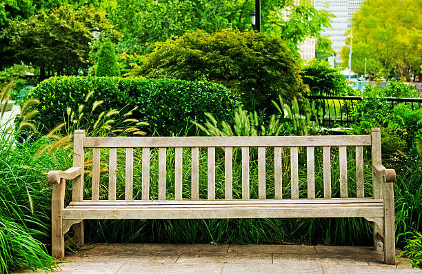 istock park bench in New York City 182423872