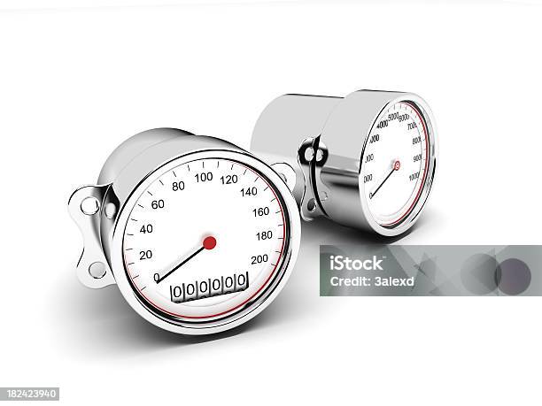 Tachometer Stockfoto und mehr Bilder von Ausrüstung und Geräte - Ausrüstung und Geräte, Digital generiert, Dreidimensional