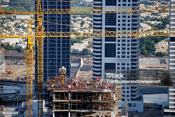 Apartamento Bloque De Construcción Dubai Emiratos Árabes Unidos Foto de stock y más banco de imágenes de Trabajador de construcción