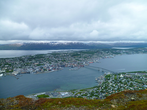 Tromsø, sund and mountains