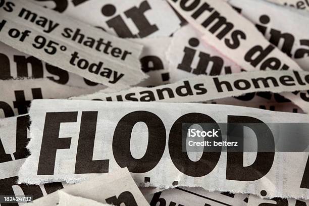 Überschwemmung Stockfoto und mehr Bilder von Einzelwort - Einzelwort, Überschwemmung, Fotografie