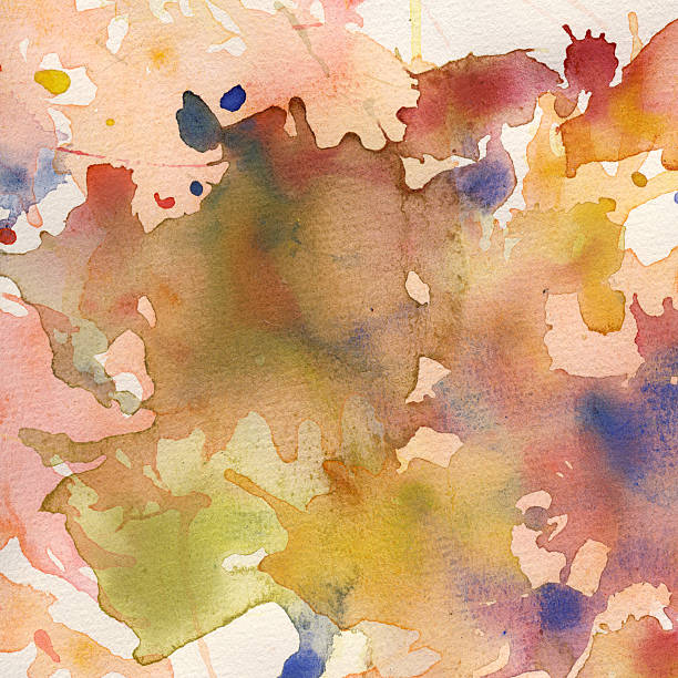 istock Texture background watercolor painting 182425510