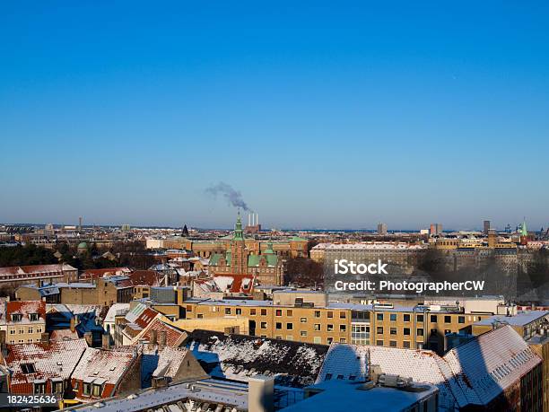 Foto de Horizonte De Copenhague No Inverno e mais fotos de stock de Capitais internacionais - Capitais internacionais, Castelo, Castelo de Rosenborg