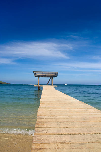 istock Caribbean dock in sea 182426013